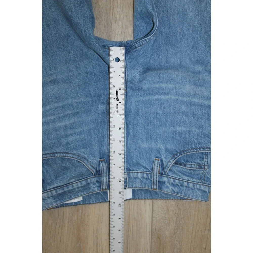 FRAME Le Italien Straight Leg Jeans High Rise Medium Wash Blue Size 25 Italy